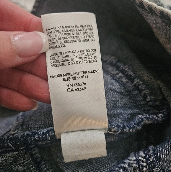 Mother The Ruffle Mini Skirt Threading The Needle Size 27 - Picture 8 of 9